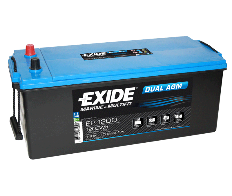 Bateria Exide DUAL AGM EP1200