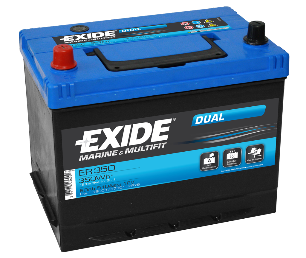 Bateria Exide Dual ER350